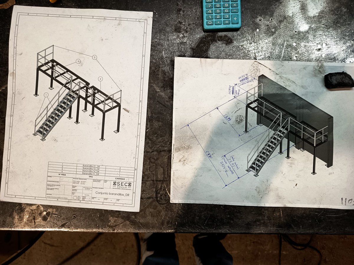 Disseny i construcció d'una plataforma estructural a/escala para EDAR (Estació Depuradora d'Aigües) de Rubí. Mesures: 6'6*4'65*3,38 m. 1,38T. S235JR
👩🏼‍🏭🧰🔩🚰💦🛠🏭👨🏻‍🏭
#ESECEGroup
#SolucionesIndustriales
#SomosCaldereros #SomosClima