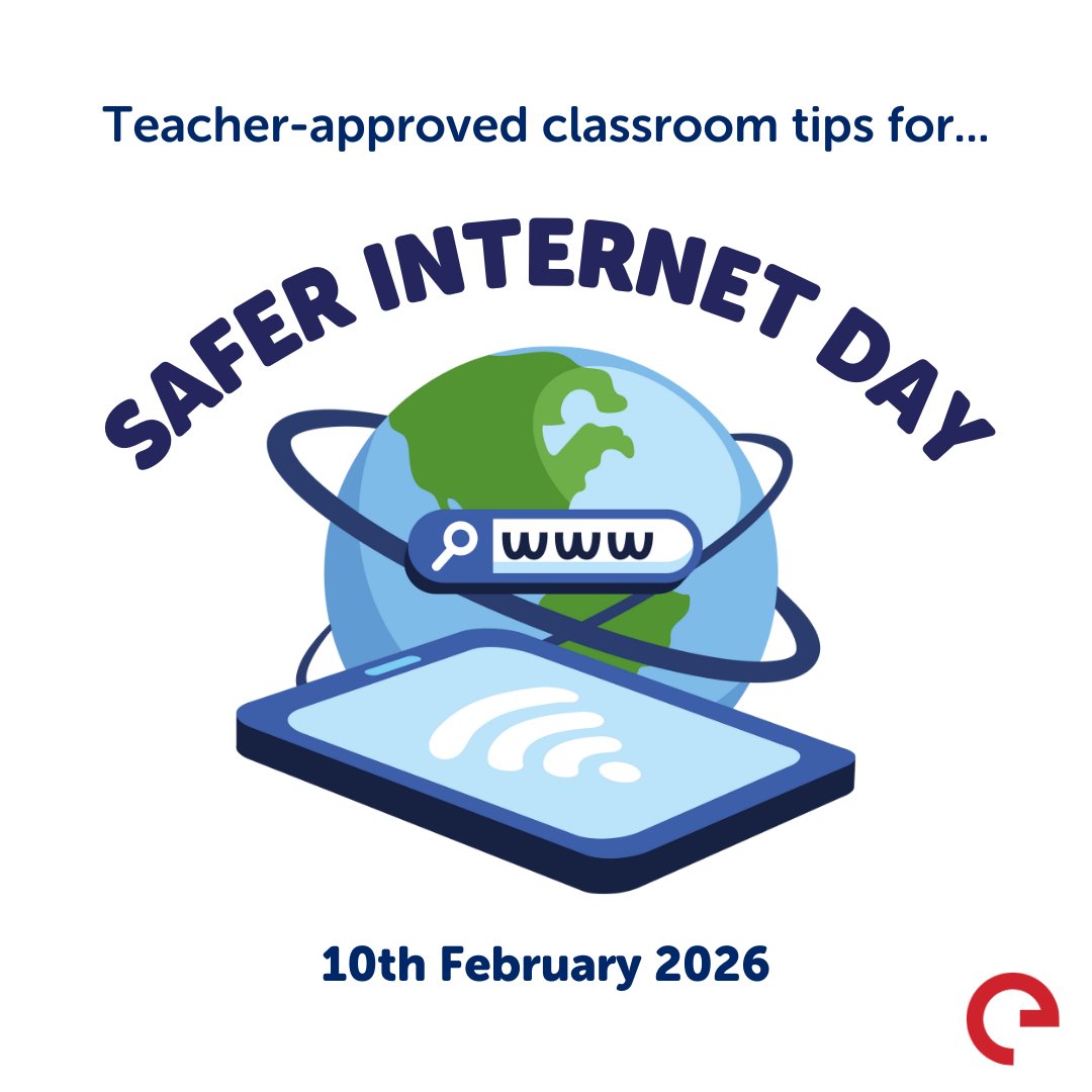 🌐 It’s Safer Internet Day! (10th Feb)  

📷 Read our blog for practical tips and classroom strategies to teach your students about online safety. engage-education.com/blog/safer-int… 

#EngageEducation #SaferInternetDay #OnlineSafety #TeacherTips #StudentWellbeing #EdTech #TeachingResources