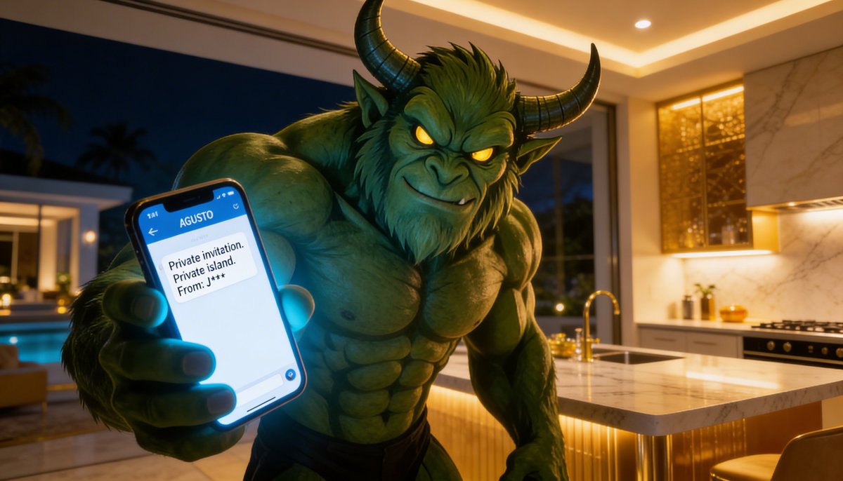 Got a private island invite from #JeffreyEpstein.

Appreciate the confidence.
Declined the mystery.
$AGUSTO doesn’t RSVP to emails
that sound like movie plots. 🟢 agusto.org

#Agusto  #Web3 #DeFi #MemeEconomy