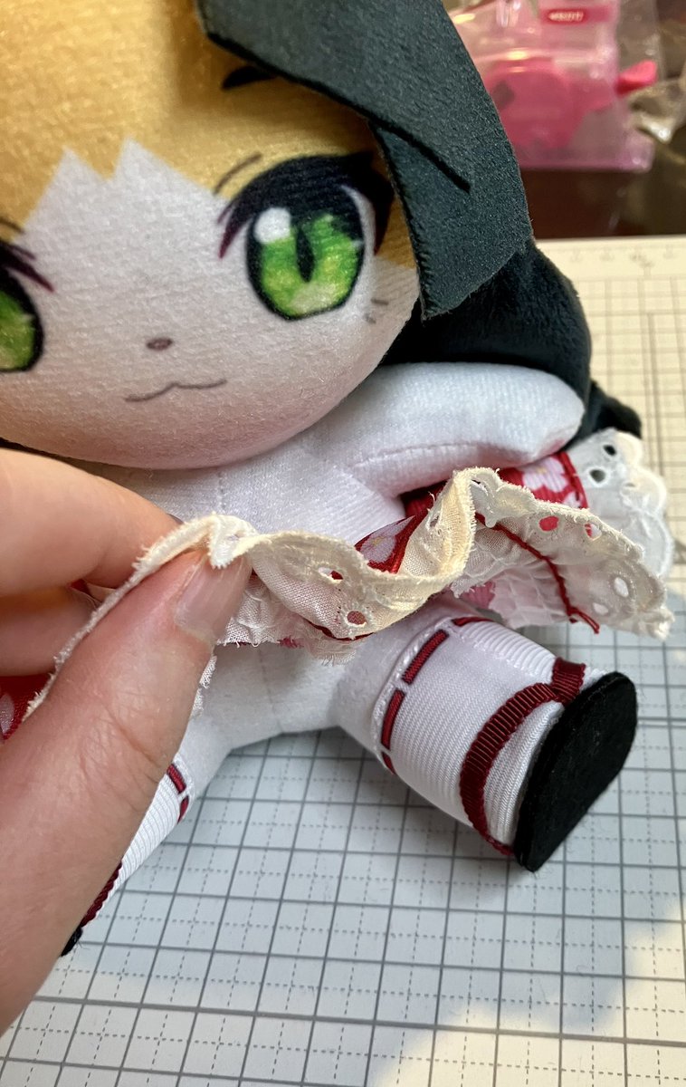 本体が完成！
スカート履かせてかわゆいZOY☆