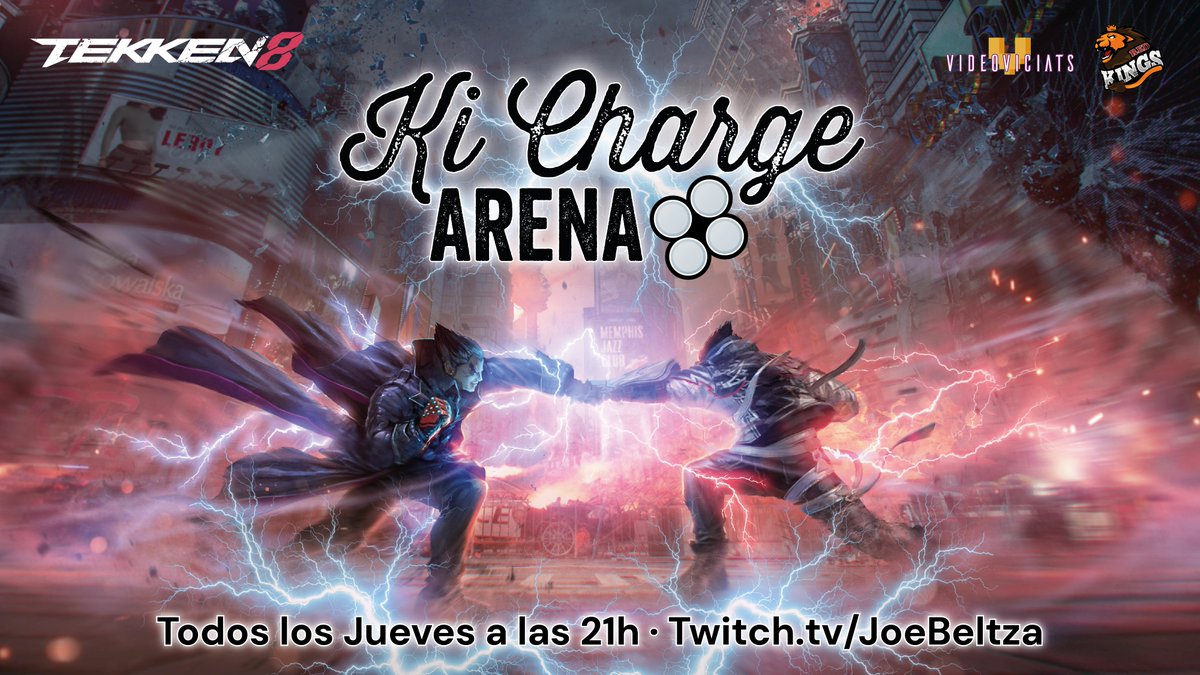 Vuelven los torneos al canal y este jueves empiezan ya las hostialidades en la nueva Ki Charge Arena!

Os podeis inscribir aquí:  
challonge.com/es/tournaments…
y sino como siempre al inicio del mismo stream! 

🖥️ Jueves las 21h en Twitch/JoeBeltza

Os espero!!