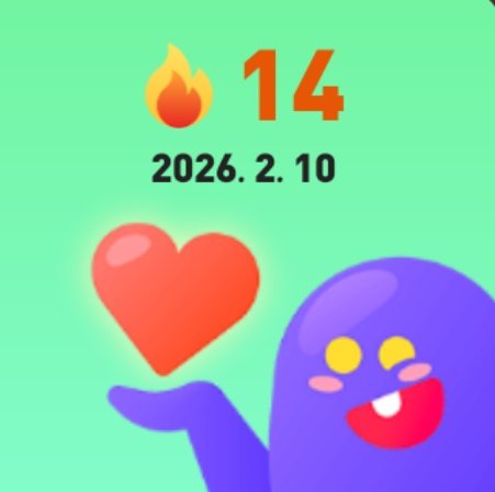 iyel_28's tweet image. [영어•일어 공부 일지] - 26.02.10. - 기록 26일째 ❤️‍🔥

유스픽은 지문 두 개 듣고 읽었어요! 공부 안한지 꽤 됏다구 한자에 동공지진하는 것 봐,,, 여기 지문 다 뚫으면 일본 기사 읽는 앱? 으로 돌아가려구요!! 글을 좀 접해야겠어요 ㅠㅜ

플랭은 요즘 계속 '가볍게' 모드로 하다가 오랜만에…