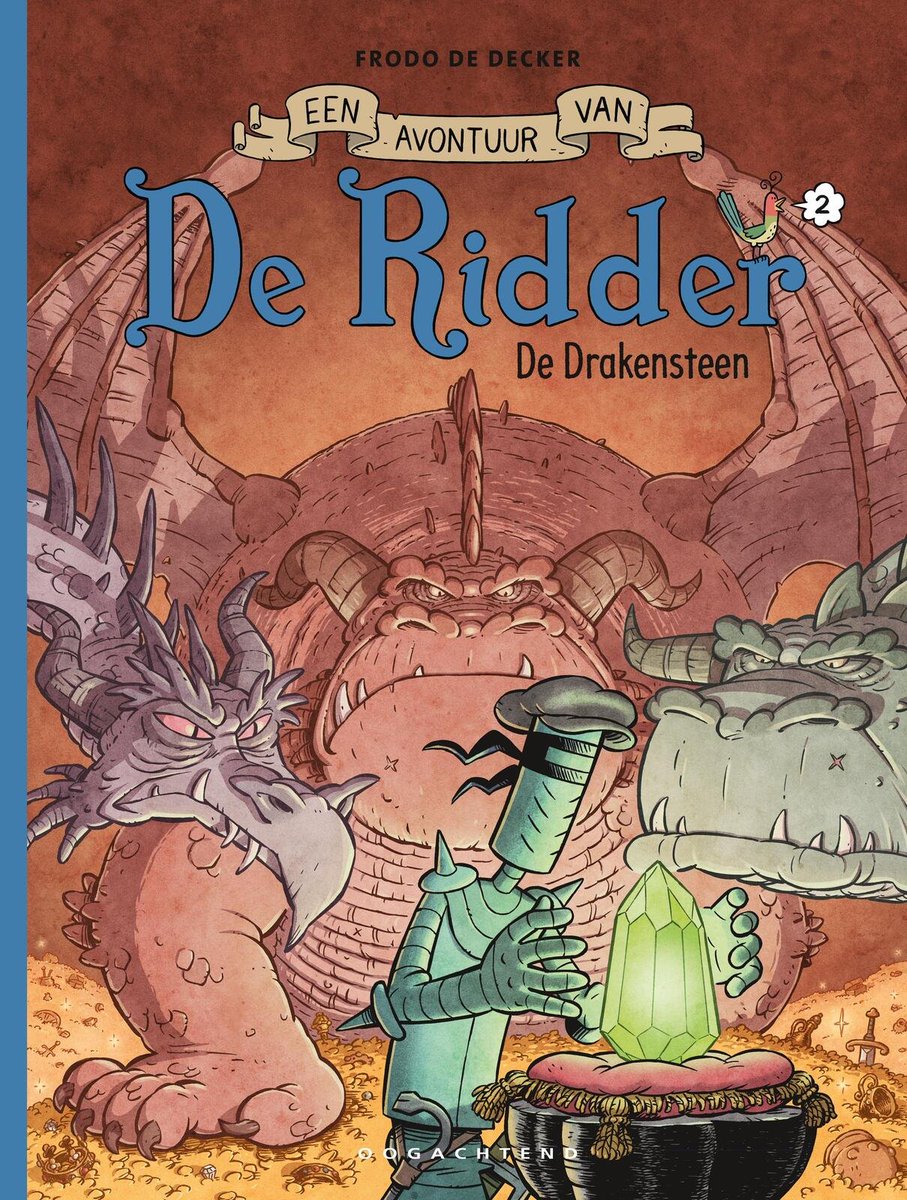 stripland_BENL's tweet photo. De Drakensteen, het tweede lange avontuur van De #Ridder, is nu bij jouw favoriete stripwinkel verkrijgbaar. (SC & HC) Ook van Heer Donkerduister, het eerste verhaal, is nu een HC verkrijgbaar. Wegens groot succes is ook het derde verhaal een zekerheid. #FrodoDeDecker #DeRidder https://t.co/HVL09HCShF