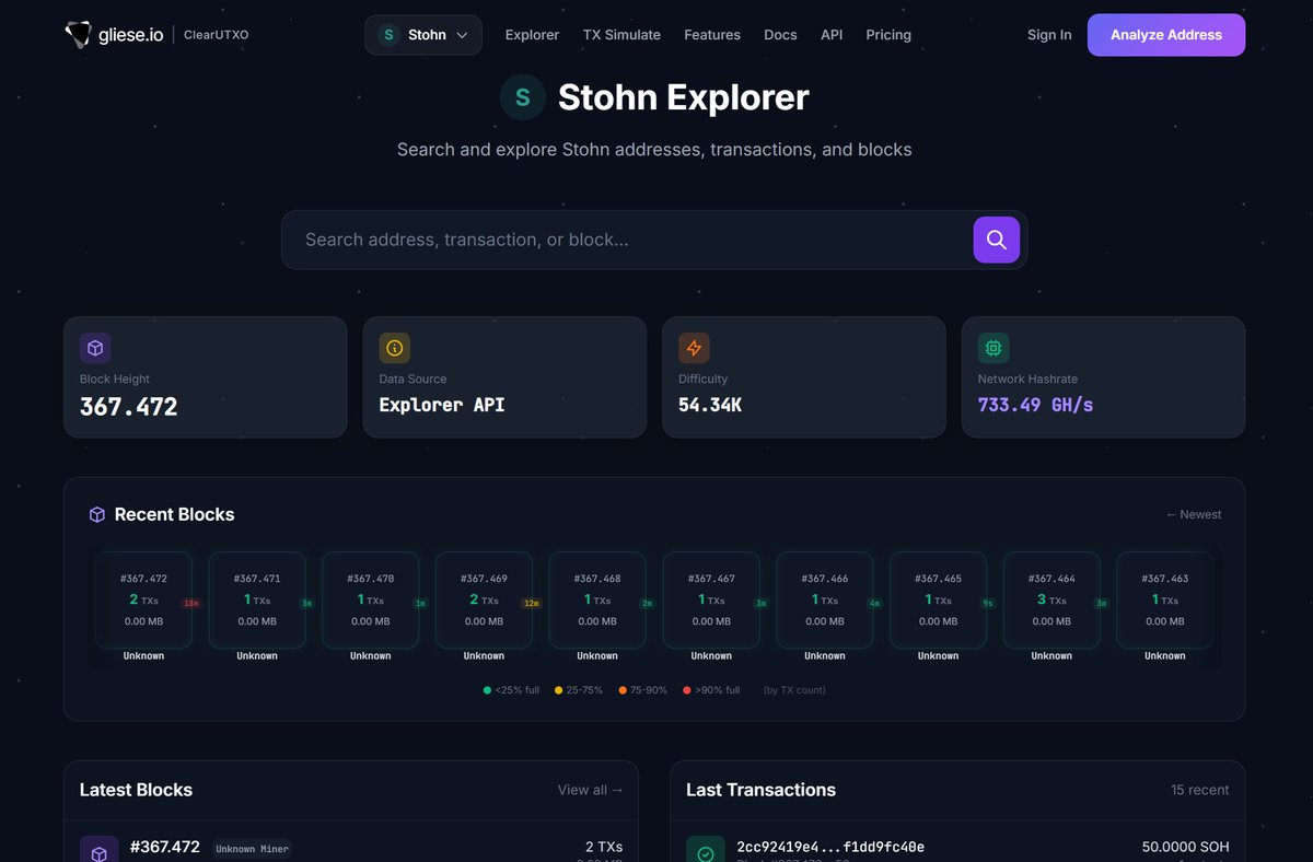 Gliese | ClearUtxo | Explorer tweet media