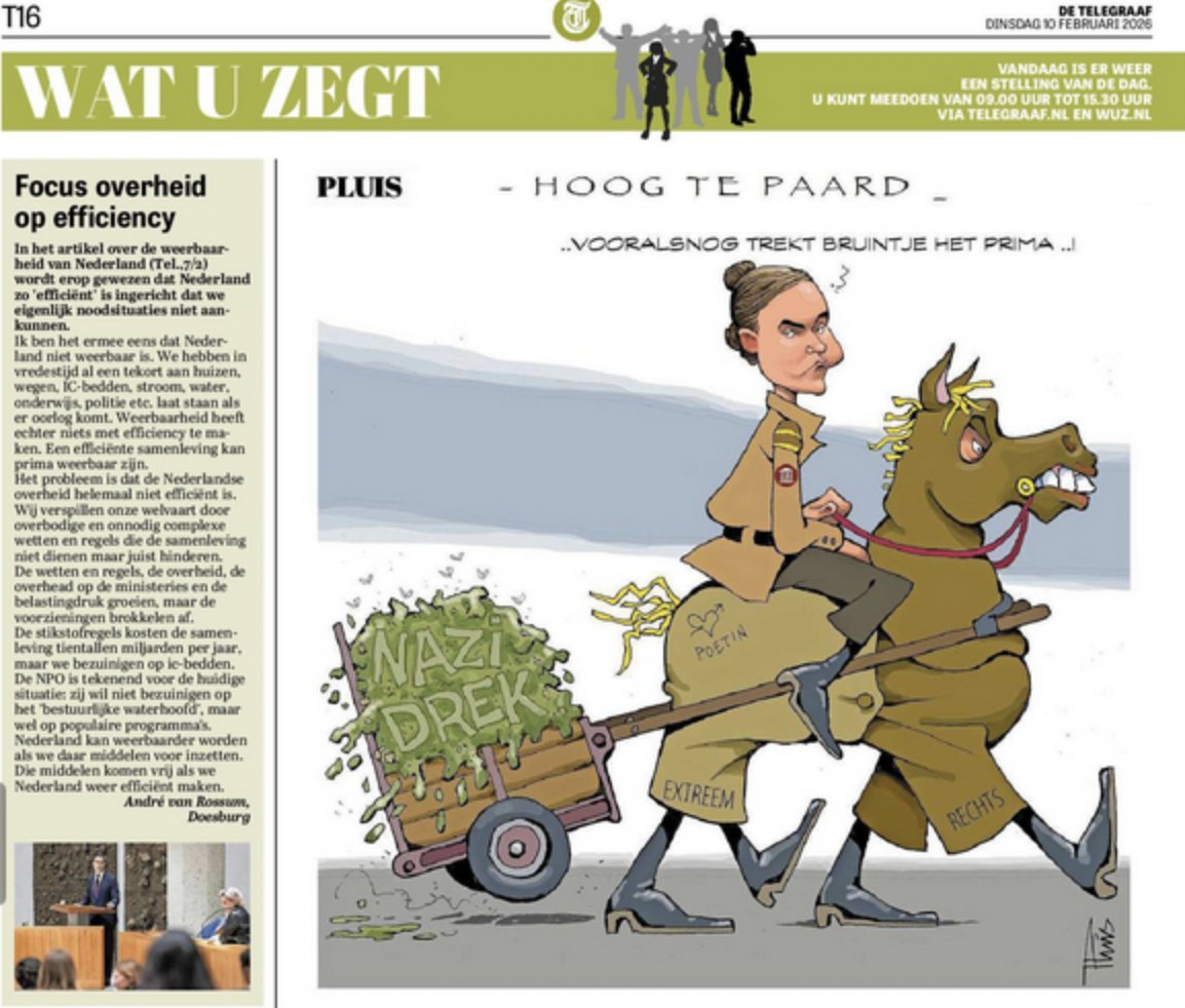 Zogenaamde "rechtse krant" de Telegraaf plaatst dit vandaag in hun krant. Men heeft blijkbaar niets geleerd van Pim Fortuyn. Schandalig.
