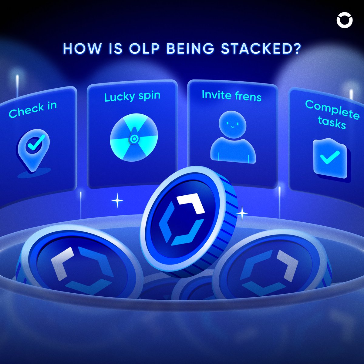 ONUS Exchange Bot: How is $OLP earned?

With no earning cap, you can earn $OLP through the following activities:

✅ Check-in: Build a 7-day streak to earn up to 1,160,000 $OLP
🎡 Lucky Spin: Spin for $OLP, $TON, or $USDT randomly
🤝 Invite frens: Earn 65,000 $OLP for each