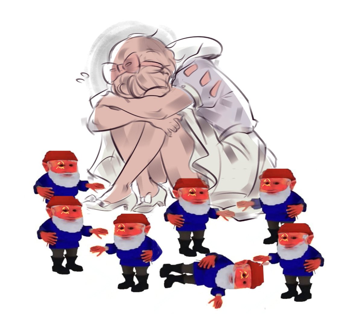 Snow white 🇩🇪
#countryhumans
#countryhumansthirdreich 
#countryhumansUSSR 
#sovietreich
#ussrnazi
#countryhumansnazi