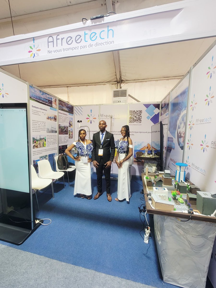 Afreetech's tweet photo. Fiers de représenter AFREETECH parmi les leaders du secteur pour construire ensemble une gestion de l’eau plus intelligente et résiliente. 🌊

👉 Retrouvez-nous au stand A13 au Palais des congrès de Yaoundé jusqu'au 13 février pour échanger !

#Eau #Innovation #CongrèsEau2026 https://t.co/qDRWkl155F