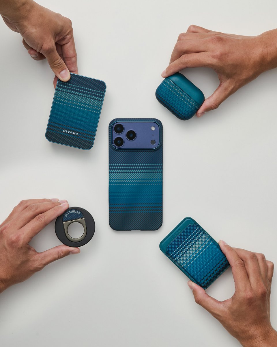 PitakaGallery's tweet image. Your Moment Series case has its own magnetic accessories, which setup would you go for?

#pitaka #phonecase