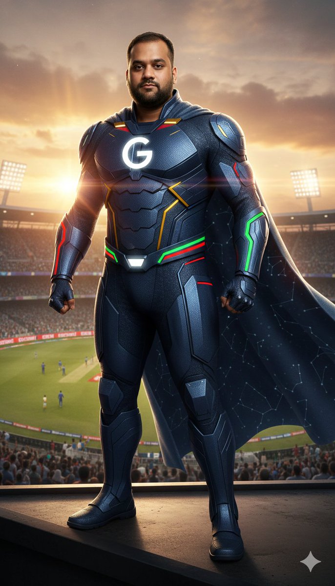 mack_maaz's tweet photo. My Gemini-made avatar for the 2026 T20 World Cup! Ready to cheer for Team India at the Wankhede! #CraziestFanKaun #GeminiAI @ICC @GoogleIndia https://t.co/uZFglUpZ3b