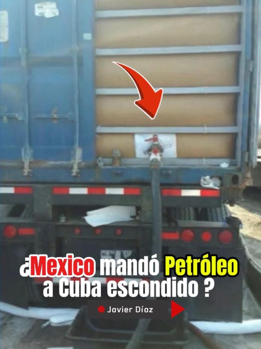 Denuncian desde Cuba que el país ha recibido petróleo y que se está distribuyendo de una manera no convencional y nunca antes vista. 

Según fuentes el petróleo habría llegado escondido dentro de contenedores, utilizando un nuevo sistema de almacenamiento y México sería el