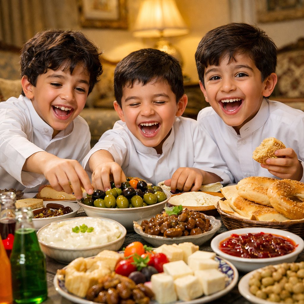 amdsmr1's tweet photo. حكايات حارتنا 6️⃣: النواشف
-أحمد السماري.
في زمنٍ كانت فيه مشاريع التحديث تزحف على حارتنا بخطواتٍ خجولة، تغيّرت أشياء كثيرة، أولها ما يدخل البطون.
ومن بين بيوت الحارة، كان هناك بيتٌ لعائلة حجازية، هادئة كأهل البحر، لديهم ثلاثة أولاد: حمزة، وخالد، وأسامة… وكان أسامة في عمرنا، أقربهم إلينا، وأخفّهم ظلًا.
ذات مساءٍ، لا أذكر مناسبته، وربما لم تكن هناك مناسبة أصلًا، دعانا أسامة إلى العشاء، مع بعض أصدقاء الحارة.
وهنا بدأت الحكاية قبل أن نصل إلى البيت.
أمي، رحمها الله، تعاملت مع الدعوة وكأننا ذاهبون لمقابلة مسؤولٍ كبير:
استحمامٌ إجباري، وثوبُ المدرسة مكويّ بعناية، وتحذيرٌ أخير لا يقبل النقاش:
"خلّيكم عاقلين… ولا تفضحونا قدّام الناس!"
دخلنا بيتهم… فتوقّف الزمن لحظة.
الأرضية بلاطٌ أبيض منقّط بالأسود والرمادي، كأنه لوحة شطرنج راقية، وفوقه سجادٌ ناعم لا يُداس إلا بحذرٍ وريبة.
الكنبات؟
لم نشاهد مثلها إلا في المسلسلات المصرية بعد العشاء.
ورائحة البيت… رائحة لا تشبه البخور ولا القهوة، رائحة مدينة بعيدة من عالم الخيال.
كانت هناك طاولات صغيرة عليها أشياء لا نعرف: هل تُؤكل، أم تُشم، أم وُضعت للزينة فقط؟
ثم جاء أسامة، مبتسمًا، يحمل مشروباتٍ غازية بألوانٍ لم نرها إلا في الإعلانات. وقفنا محتارين:
أحمر؟ أخضر؟ برتقالي؟
حيرةٌ حقيقية لمن كان أفخم مشاربهم الشاي بالحليب.

ثم جاء النداء العظيم:
العشاء جاهز.
اقتربنا من الطاولة، وكادت قلوبنا تسبق عيوننا.
صحونٌ كثيرة، مرتّبة، صامتة، لكنها مبهرة.
جبنٌ بأشكال غريبة، زيتونٌ لامع، قشطةٌ بيضاء كأنها سحابة، مربّى الفراولة، طحينة بالفستق، بيض، وأخرى لم نعرف إن كانت مقبلات أم حلوى أم لغزًا حضاريًا.
الخبز ليس خبزنا… خبزٌ شامي، وكعكٌ له هيبة لا تخطئها العين.
قالوا لنا:
"تفضلوا… سامحونا مجرد نواشف".
النواشف!
وجبة الأحلام لطفلٍ نشأ على الخبز العادي، والوجبات الشعبية، وكوب الشاي بالحليب مع خبز الفرّان حين يحل المساء.
كان هذا كثيرًا علينا… كثيرًا كدفعة واحدة.
صدمةٌ حضارية ناعمة، في قلب حارتنا.
ضحكنا بخجل، وأكلنا بنهم، ونسينا تمامًا وصايا الأمهات:
"لا تصيرون مشافيح!"
تلك لحظات لا تُعوّض.
في تلك الليلة، لم تكن وجبة عشاء؛ لقد اكتشفنا عالمًا آخر، بنكهة فاخرة، كأنها لحنٌ قديم لأغنية صباح المشهورة:
عَ البساطة البساطة
ويا عيني عَ البساطة
تغدّيني جبنة وزيتونة
وتعشّيني باطاطا.
كبرنا، وتحسّن الحال، وصارت النواشف وجبةً معتادة، تدخل البيوت من مشارق البلاد إلى مغاربها.
لم تعد مفاجأة، ولم تعد صدمة.
لكنها بقيت ذكرى جميلة.
ذكرى زمنٍ كان فيه طبق طحينية قادرًا على إرباك طفل،
وكانت طاولة عشاء كفيلة بأن تعلّمنا أن الحداثة قد تأتي أحيانًا… في صحنٍ صغير، من النواشف.