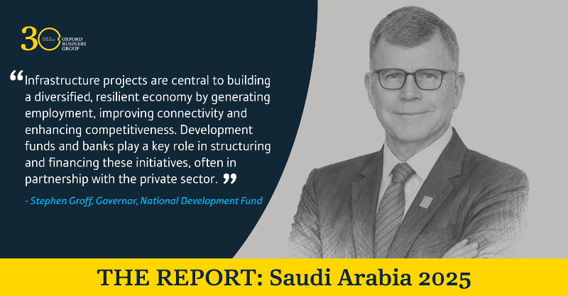 OBGinsights's tweet photo. How is development finance accelerating diversification, innovation and private sector growth in Saudi Arabia? Insights from Stephen Groff (@spgroff), Governor, National Development Fund (@NDF): https://t.co/T18QyXVZ6m