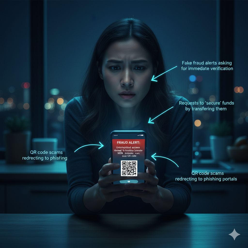 payback_ltd's tweet photo. Banking and Payment App Scams Are Increasing
Scammers are aggressively targeting users of online banking and payment platforms. Typical scenarios include:
Fake fraud alerts asking for immediate verification
Requests to “secure” funds by transferring them
QR code scams redirecting https://t.co/eyDYtbLF5a