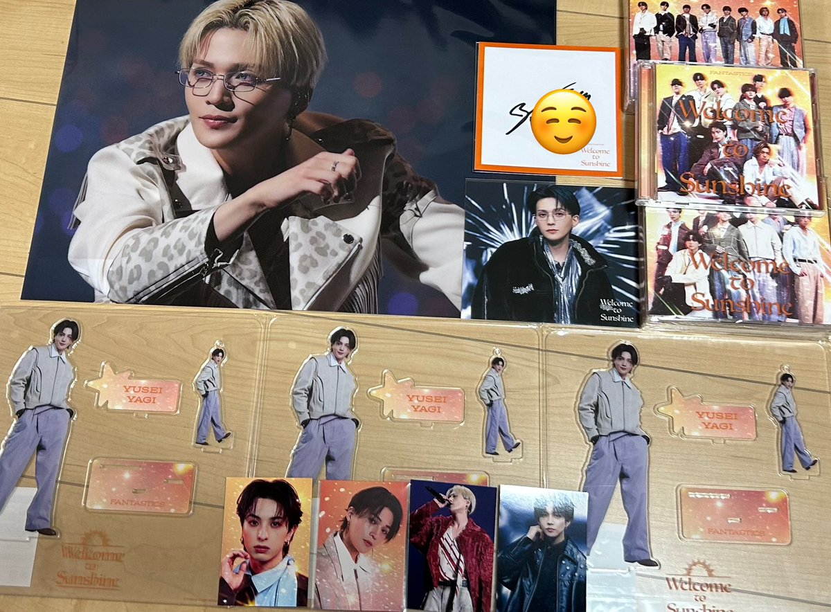 八木勇征 #FANTASTICS 家帰ったら届いてた🙌 ゆせのアクスタ可愛い