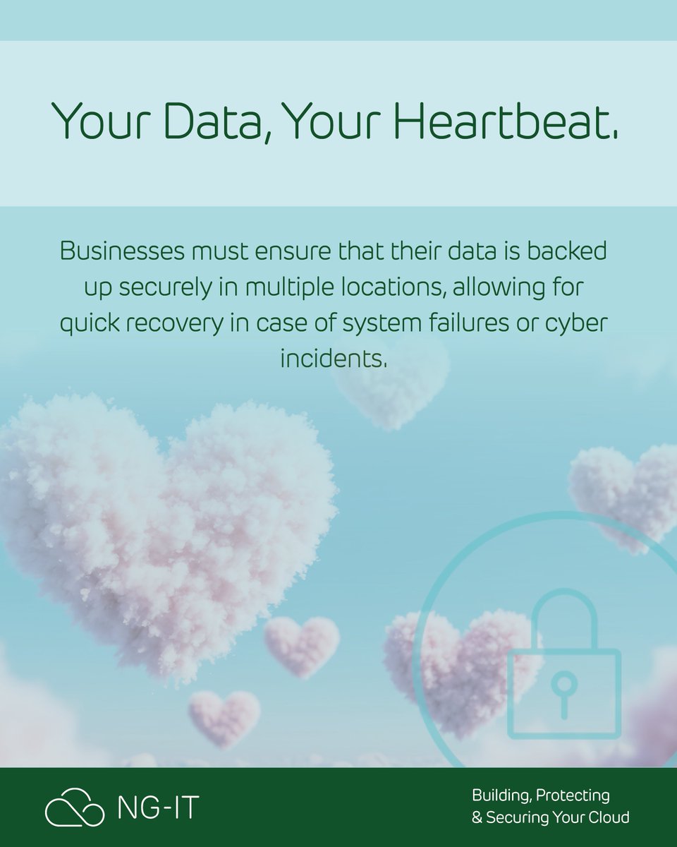 NG_IT_'s tweet image. Data is the heartbeat of your business, is yours healthy?
A strong business starts with a strong data heartbeat.

Let’s strengthen the digital pulse that keeps your business moving. Find out how we can help: links.ng-it.co.uk/SM-data-is-the…

#DataDriven  #CloudSolutions #NGIT