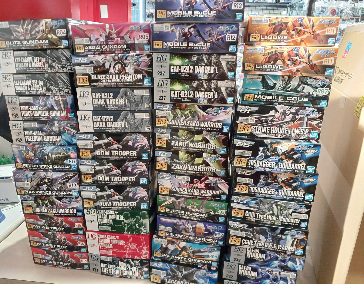 ガンダムSEEDシリーズのガンプラ沢山買取させていただきました～！！！