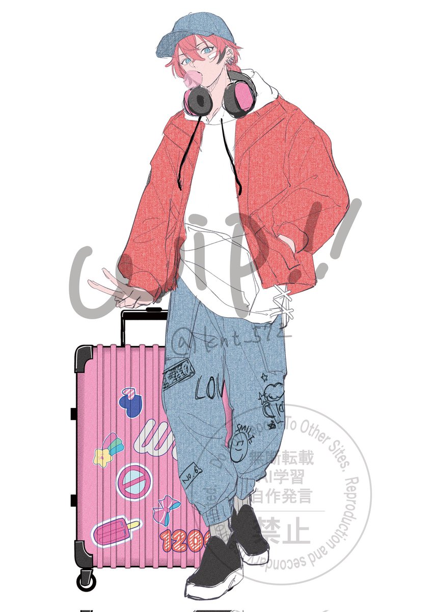 にじそでアクスタになる予定の🍱🦖さんwip