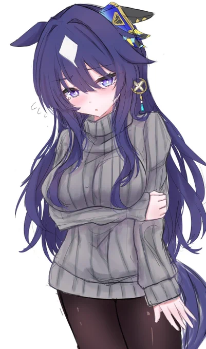 照れヴィルシーナ #ニットの日