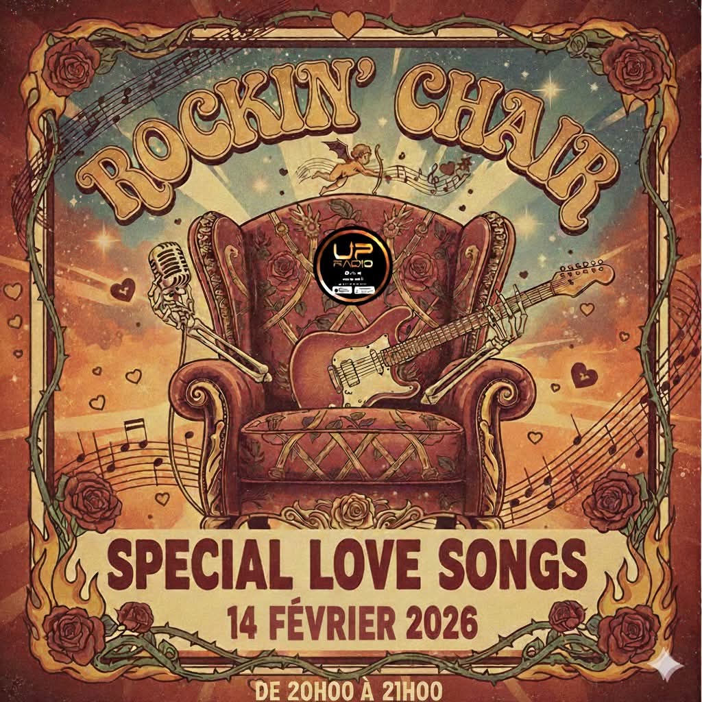 BellotBellot's tweet photo. Ce Samedi a partir de 20h00 dans #RockinChair, une émission spéciale "Love Songs" à l'occasion de la Saint-Valentin, et c'est uniquement sur #UpRadio. https://t.co/AFIGup52na