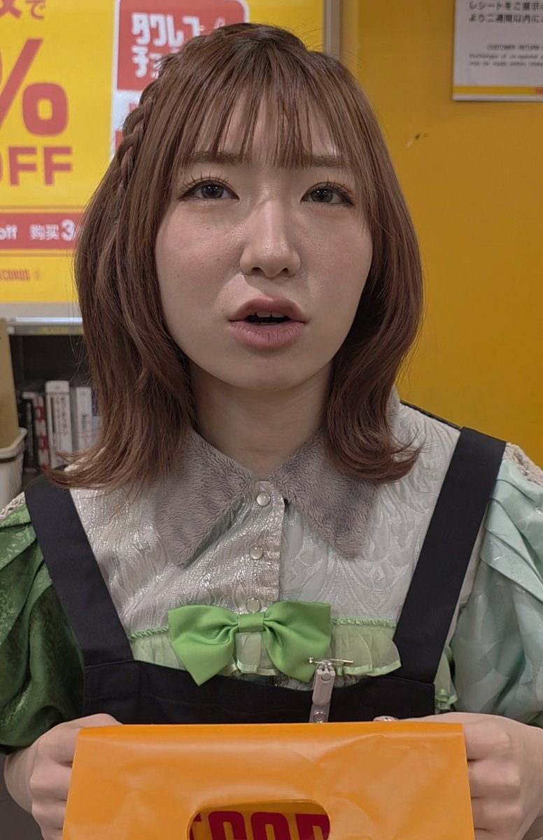 2/8 豆ASPショ レジジャック ハナちゃん💚 四国にライブで行きたい