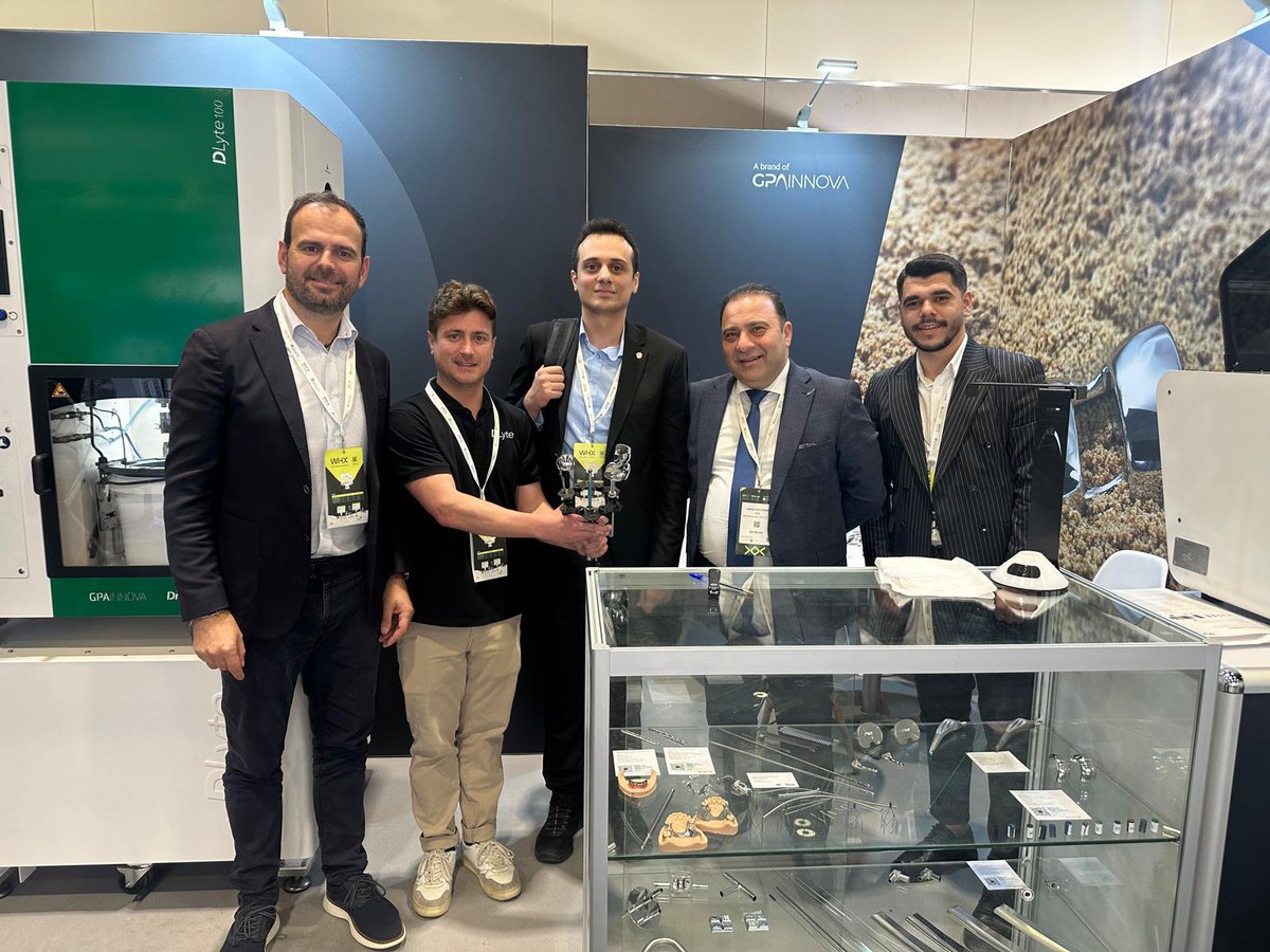 Gpainnova's tweet image. Day 2️⃣ at @WHXDubai! 🏥 

Until February 12, #GPAINNOVA showcases advanced #DLyte #SurfaceFinishing for #titanium &amp;amp; cobalt-chrome #implants with live demos &amp;amp; free sample polishing. 

Visit us at booth N39.F13 🦿🦷 

#WHX #WHXDubai #WHX2026 #DentalTech #MedicalDevices #healthcare