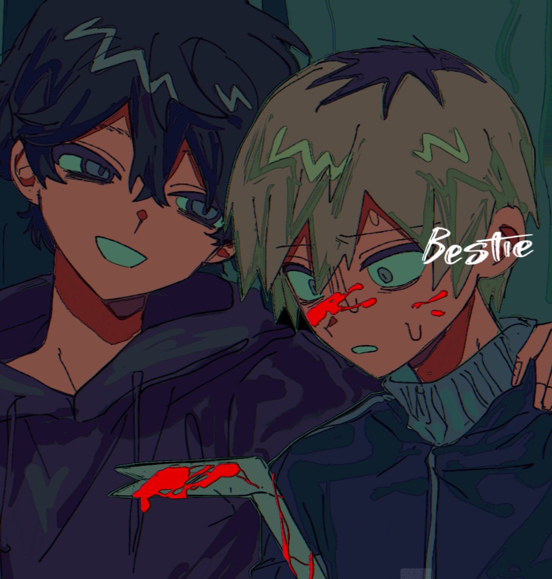 n51912_'s tweet photo. 3年くらい前の絵、下手だけどマジで可愛いから都度見返してニヤつく https://t.co/Rt1mzbkrKO