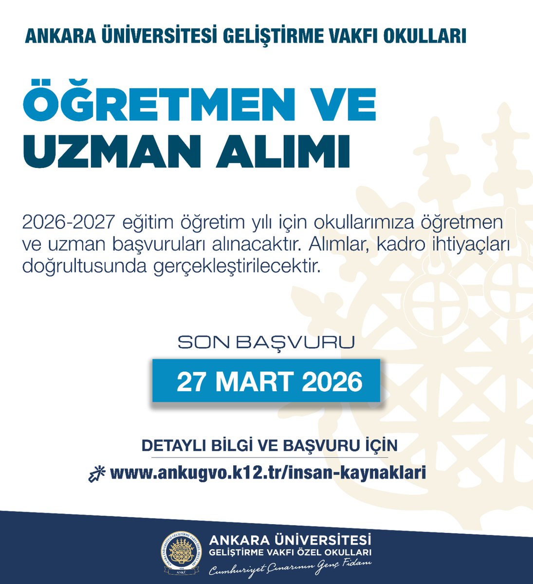 ankuokullari's tweet photo. Detaylı Bilgi ve Başvuru İçin https://t.co/YaRJneAwi8 adresini ziyaret edebilirsiniz. https://t.co/O6QzsIxyTU