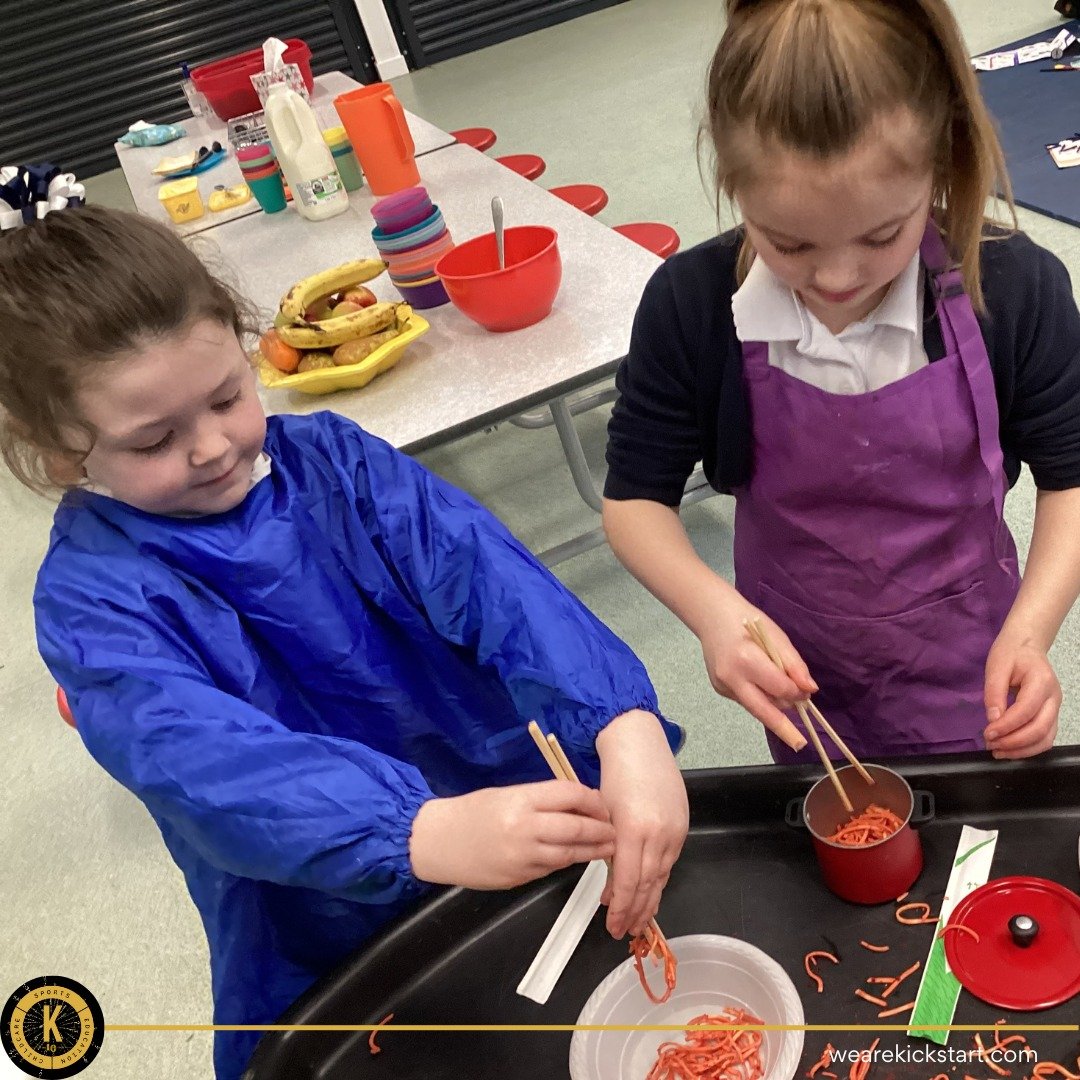 wearekickstart's tweet image. At Waterloo Primary, we opened our Chinese Restaurant sensory play for Chinese New Year, inspiring imagination and developing fine motor skills through hands-on fun! 🥢🏮✨

#WaterlooPrimary #ChineseNewYear #SensoryPlay #ImaginativePlay #FineMotorSkills #EarlyYears #Kickstart