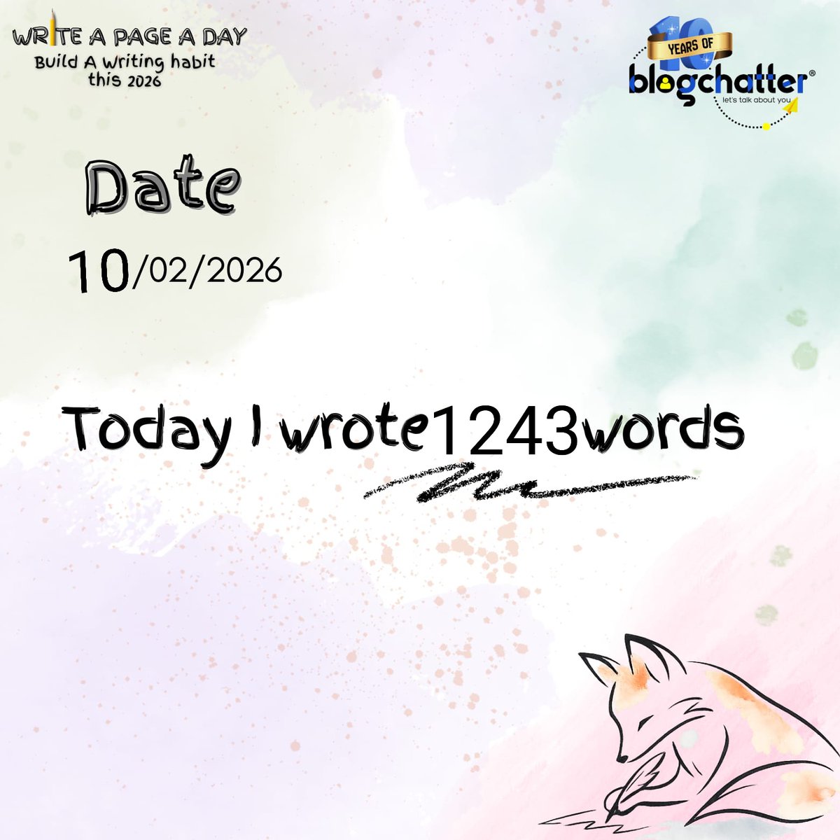 SmallFryBlogger's tweet photo. Added a lot of missing bits and pieces to chapter 4 of my autobiography and finally presented a proper version of my early life. Word count on day 10 of @blogchatter 's #WriteAPageADay campaign is 1243 words.

#JaiSWrites https://t.co/B9kOnV3SQt