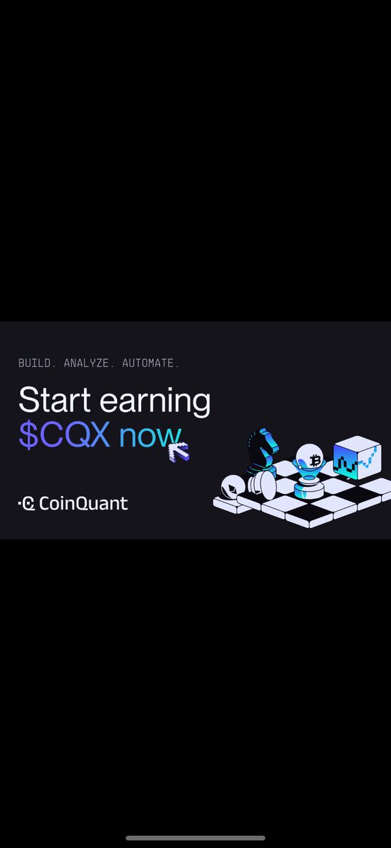 Junaykabuts's tweet photo. “Tired of doing analysis manually?
  This platform helps you:
• Build strategies
• Analyze the market
• Automate trades
• Airdrop potential $CQX 👇”
@CoinQuantX 

🎁https://t.co/VaWA4sulIY https://t.co/YllAb5zDQi