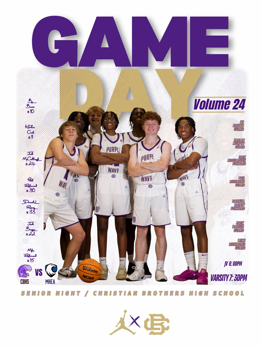 CBHSbasketball's tweet photo. ๐ GAME DAYโผ๏ธ
๐ MHEA
โฐ 7:30 PM
๐ CBHS
๐ McNeill Family Fieldhouse
๐๏ธ https://t.co/mXw0hDP9aE
๐ฃ Senior Night
๐ฒ @CBHSbasketball (X /Twitter)
๐ป https://t.co/hxrYtLulsH
#TheBrotherhood | #MeetTheStandard
#GoBrothers
๐ธ @josh_brown1324 / @shotbygary_ https://t.co/G0njNM9Gjn