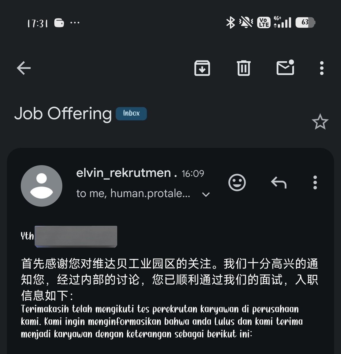 YEAY GUA KETERIMAAAA 🥰🥰🥰 Sebagai janji, aku mau adain GA lagi ONLY FOR MY MOOTS :

Welkin for Genshin players / Aurum for LADS players / 300gc for 2 winners (bisa pilih 🥰)

Syarat : RT + Likes ajaa, sukur2 boleh minta doa baiknya juga hehe

End : 14 Feb 2026 🥰