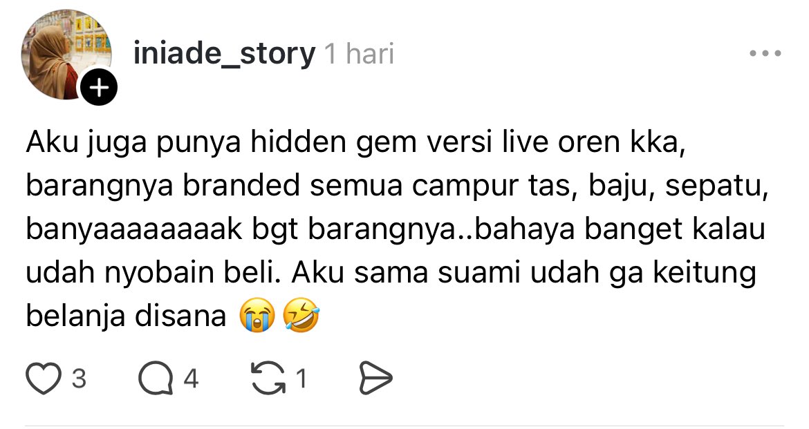 valid bgt ka ade! beneran kayak hiddeeen gemm barang brand-ed.
harganya terjun banget ga nyangka kualitasnya juga sama bagusnya