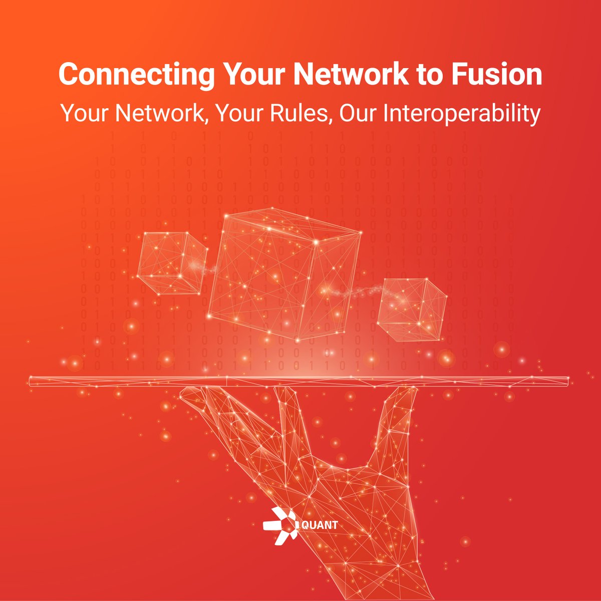 With Quant Fusion, you can bring your own nodes and even connect new blockchains. You have the power to set access permissions, making your network private, permissioned, or public after a review. It's all about providing flexibility and control to the user. 

#NetworkofNetworks