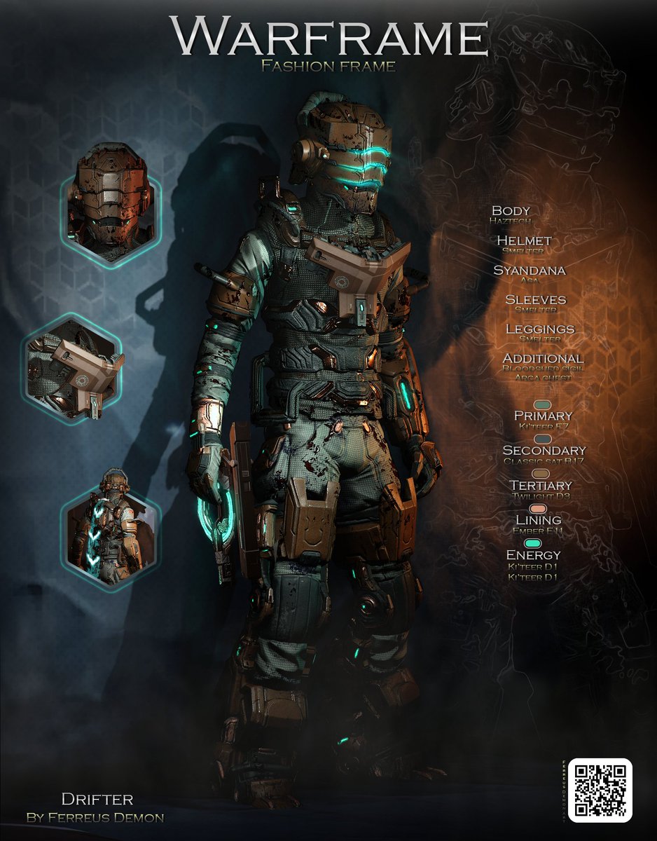 Drifter
Dead space style

Fashion frame series

#warframe #warframecaptura #digitalphotography #photoshop #warframeart #warframefanart
<a href="/PlayWarframe/">WARFRAME</a>