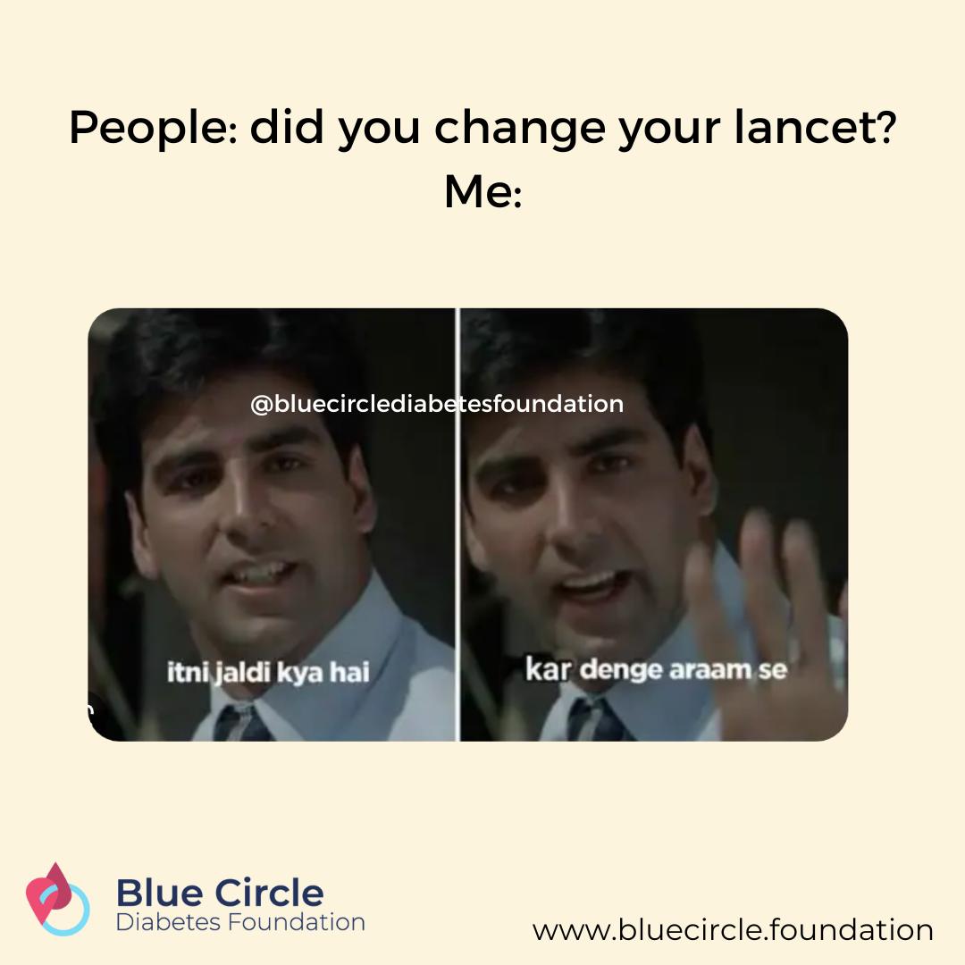 bluecirclediab's tweet photo. If you know, you know🤷🏻‍♂️
.
.
.
.
.
.
#Diabetes #T1D #T1 #T2D #memes #type1diabetes #type2diabetes #diabetic #MidWeekMemes #meme #bloodsugars #DiabetesInIndia #lancet https://t.co/SbczJeTqUf