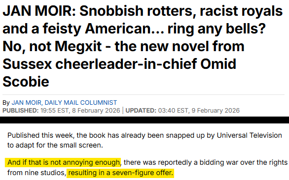 You know how they say never grocery shop while hungry? Same: never write about a successful person while you’re broke. That’s the mistake UK royal correspondents make. They can’t stand Meghan selling out her jam and chocolate, or an ex royal correspondent now making seven figures