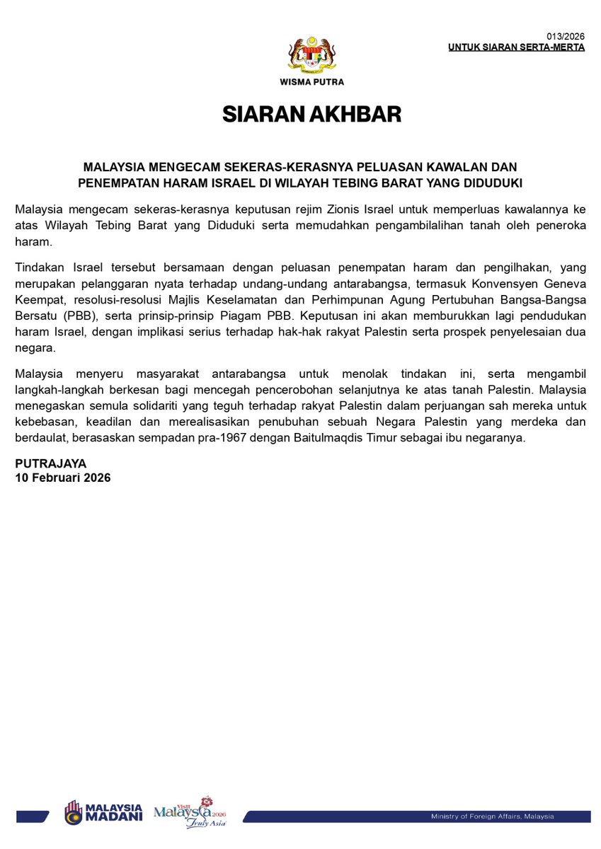 Wisma Putra tweet media