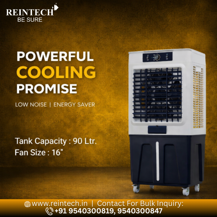 ReintechPvtLtd's tweet photo. Power through the heat with a powerful cooling promise. Designed for strong airflow, low noise, and energy savings.
Contact us: +91 9540300819 for bulk orders
#Reintechelectronics #PowerfulCooling #T20WC2026 #SummerReady #AirCooler #EnergySaver #LowNoise #RayOfHope #ENGvsNEP https://t.co/nPKNa7ptxi