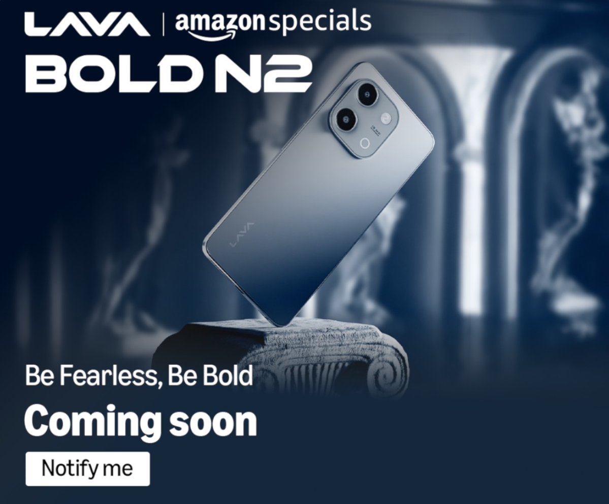 LAVA Bold N2 is coming soon. 👀📱
Stay tuned for more details.