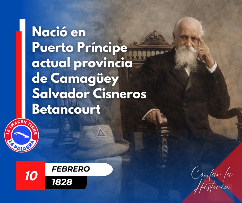 Salvador Cisneros, un destacado líder militar y político en la historia de #Cuba. Participó activamente en la Guerra de los Diez Años y tuvo un papel importante en la lucha por la independencia de nuestra patria.
#CubaViveEnSuHistoria