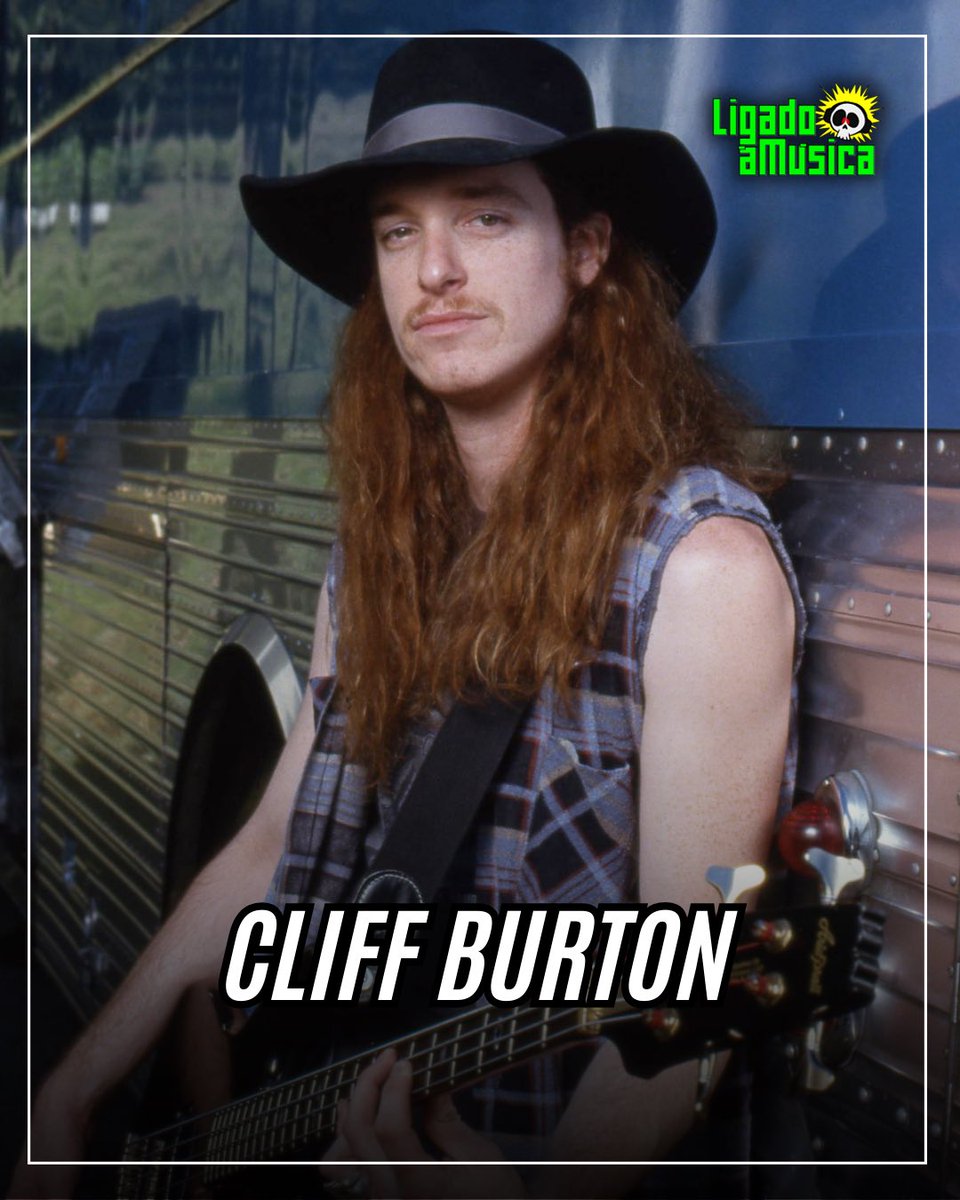 Cliff Burton, lendário baixista do Metallica, completaria 64 anos.

#RIP #cliffburton #metallica #ligadoamusica