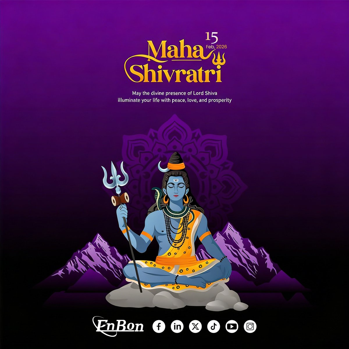 On this sacred occasion of Maha Shivaratri, Enbon extends its sincerest greetings and best wishes to all its partners, clients, and friends in India. With reverence, Enbon is committed to helping every vision and idea be clearly realized through reliable optical display