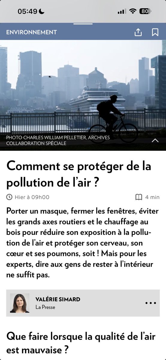 Les ayatollahs du “sanitarisme” ont tranché: Porter un masque, fermer les fenêtres, éviter les grands axes routiers et le chauffage au bois pour réduire son exposition à la pollution de l’air et protéger son cerveau, son cœur et ses poumons, car rester à l’intérieur ne suffit pas