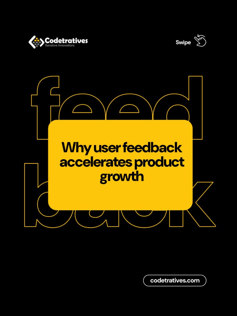 codetratives's tweet photo. Building without feedback is building blind.

The best products evolve through listening, learning, and iterating.

#TechTipTuesday #Codetratives #ProductDevelopment #UserExperience #IterateBetter https://t.co/e0KFLFw4Ol