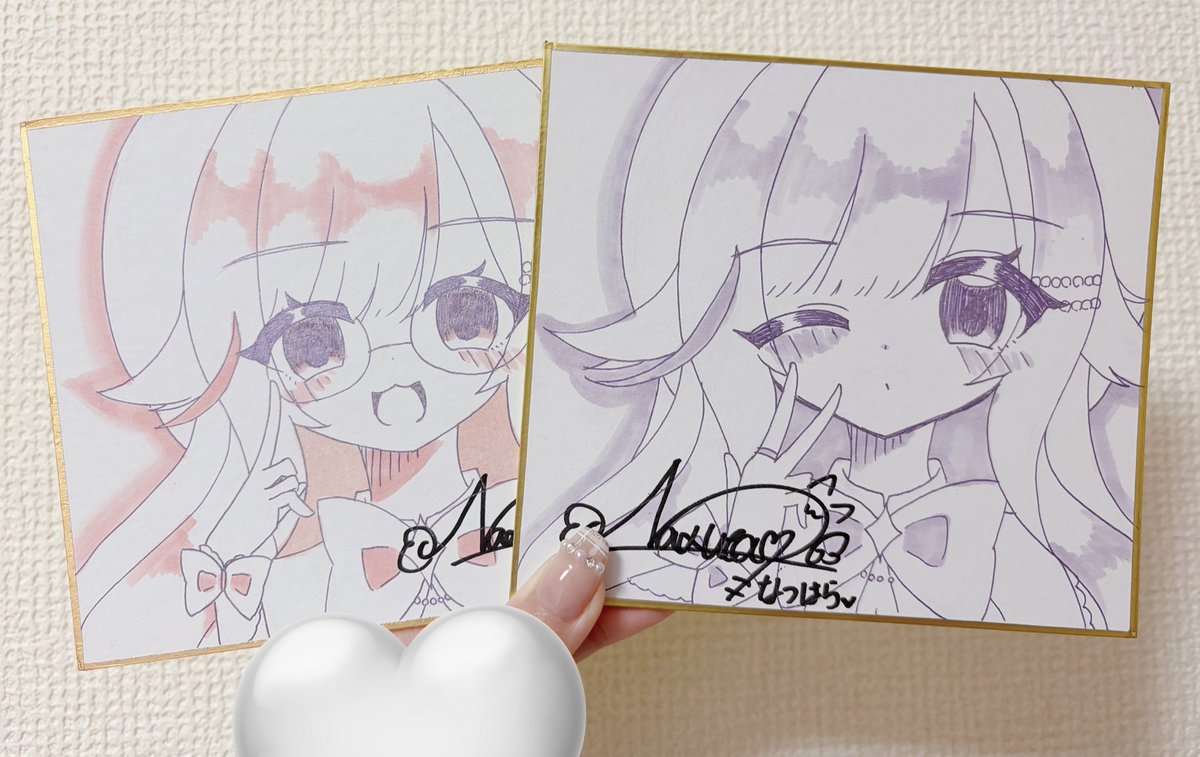 受注も本日まで🪄︎︎◝✩ コンプリートセット特典の色紙はこんな感じ