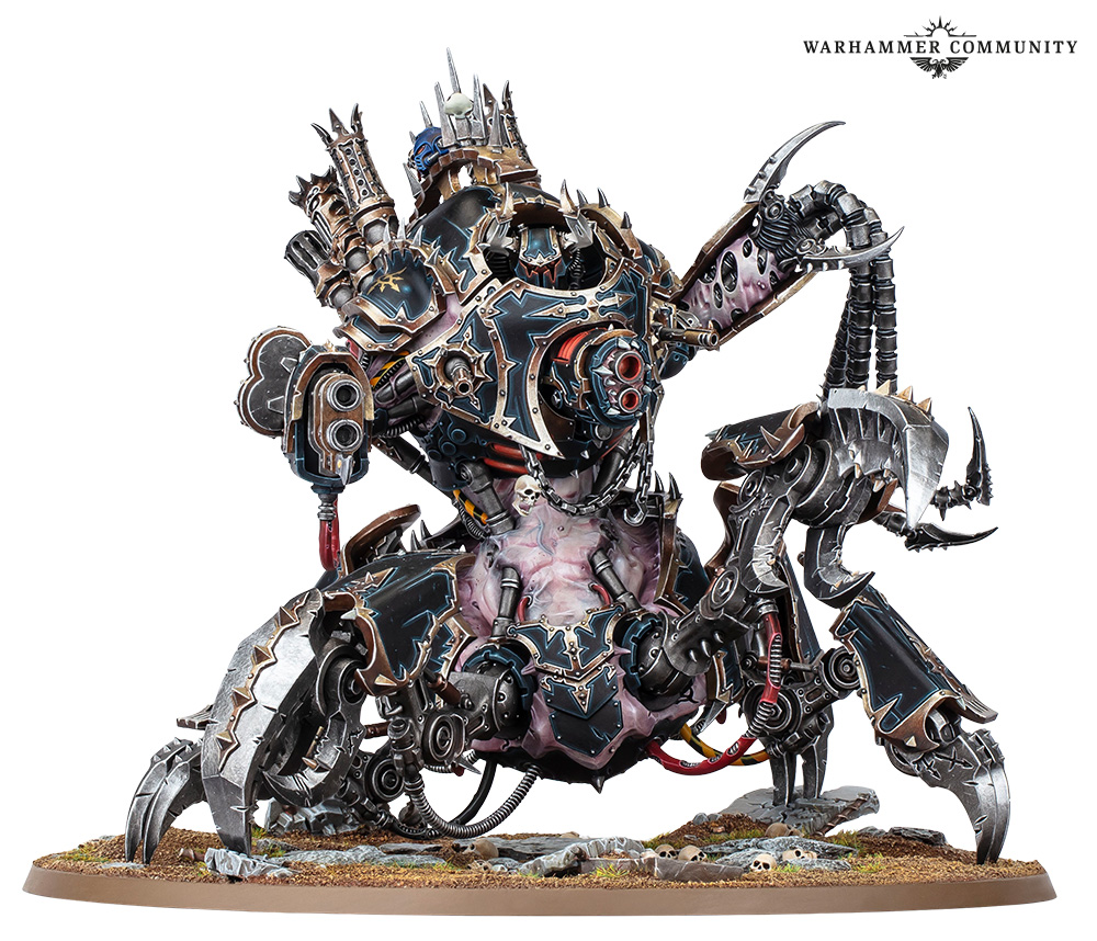 A massive, stomping Defiler crashes into games of #Warhammer #40k soon for the Chaos Space Marines. See more of the options for the new plastic kit here beastsofwar.com/warhammer-40k/…