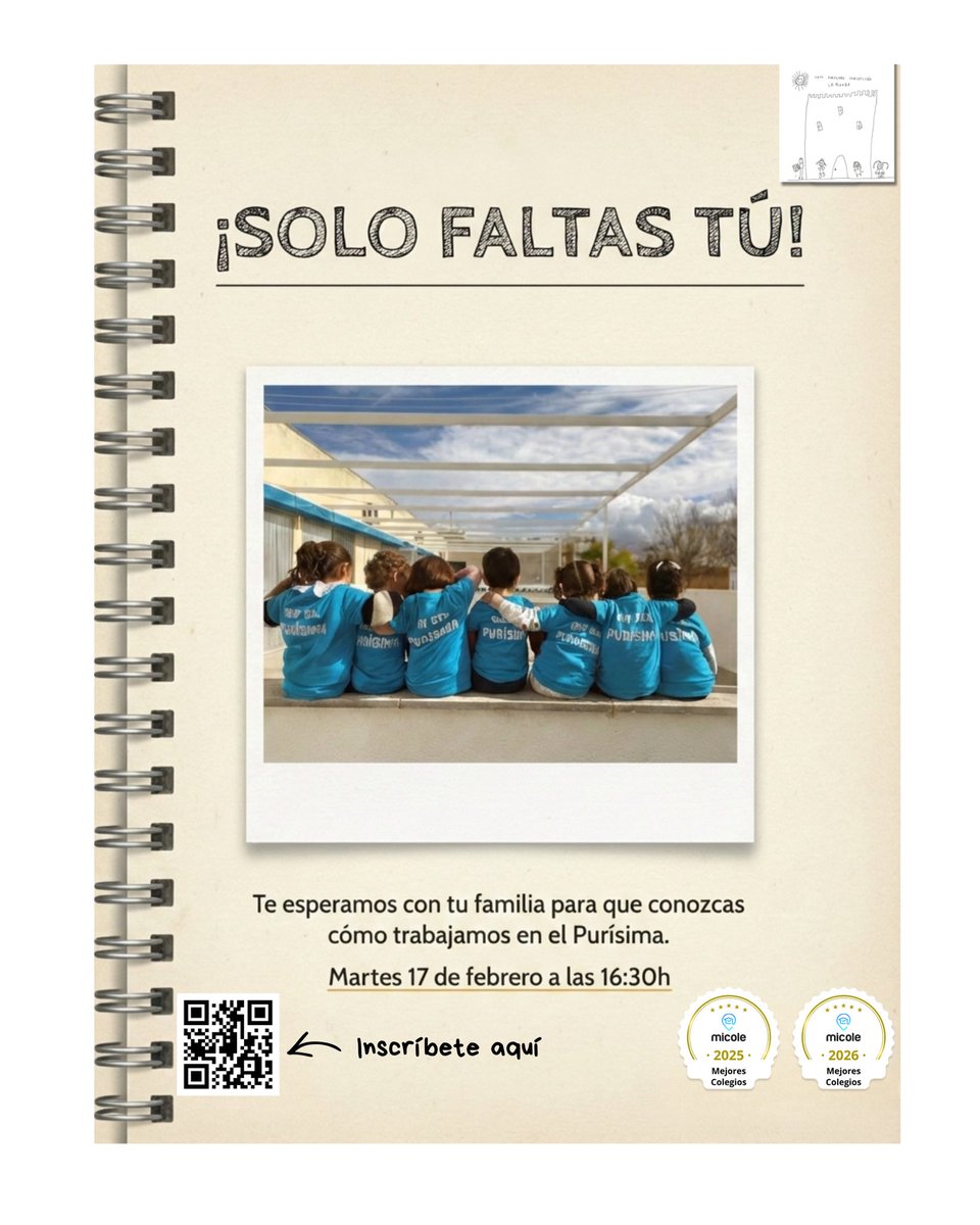 Os esperamos en el Purisima! Martes 17 a las 16.30h.