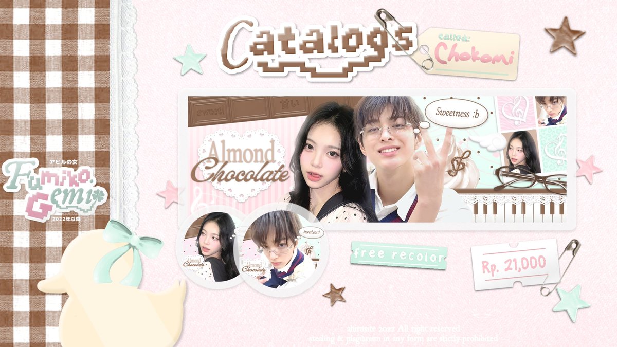 heLp repOst? arigato__u!! #zonauang

Valentine is coming! mari berkenalan dengan anak baru Gemi, si 'Chokomi' nyang mengambil tema coklat dan harmoni valentine! 🍫

'Chokomi' sudah bisa dipesan dengan special price! boleh cek ALT &amp;&amp; scroll down untuk info lebih lanjut 🥣🧁